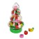 A set of figured erasers, 30 pcs., Figures in a bottle of plastic "Christmas tree", mix