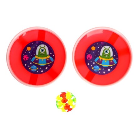 Velcro game "Montrustrik", 2 plates, ball, color mix-2