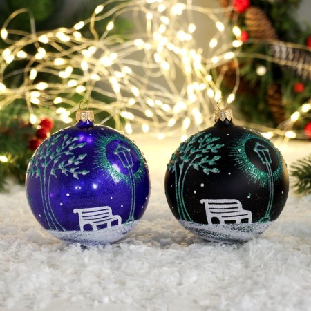 Ball "Lantern. Sprinkle" mix, 9.5 cm-2