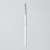 A brush for building and design of nails, a petal, 19.5 cm, D - 5 × 18 mm, in a plastic case, white color