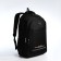 Youth backpack from textiles, 2 lightning departments, 4 pockets, black/orange color