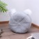 Animal house "Bear", D 35 cm, polyester fiber, gray