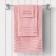 A set of terry towels Pink, size 30x50 cm, 50x90 cm, 70x140 cm, pink