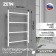 Electric towel Zein PE-03, Electra, 500x600 mm, 4 crossbars, white