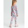 Thermal complex for girls: trousers, sweatshirt, height 110 cm