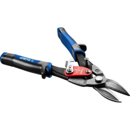 Scissors for metal "bison" Katran 23130-S, straight, 250 mm, 0.6 mm, two-component handle-1