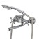 MILARDO DUPLEX DUPSB02M02 bath mixer, two -welfare, swiveling 173 mm, chrome 50494