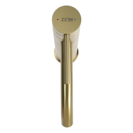 Zein Z3803 sink mixer, single -leaf, pour height 11 cm, 35 mm cartridge, Gold-6