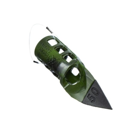 Boat-feed plastic X-Feeder PL Camo Serbia M, Camo color, 50 g, 37 ml-1