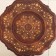 Coffee -carved coffee table 50x45x45 cm, shisham tree