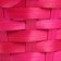 Wicker basket, D13 x h9.5/28cm, bamboo, pink