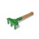 A set of garden tools, 3 objects: rake, scoop, spatula, length 20 cm, wooden handle, mix, Greengo
