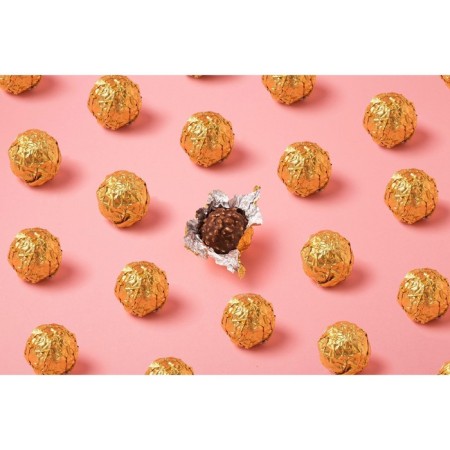 Foil for sweets, pink, 10 x 10 cm, 100 pcs-3