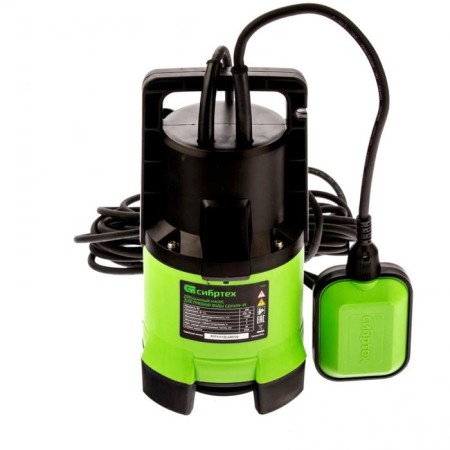 Drainage pump "Sibrtekh" SDN650-35 97264, 650 W, pressure 8 m, 183 l/min, for dirty water-1