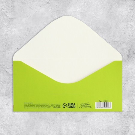 Money envelope "Happy Birthday!" Orchids, 16.5 × 8 cm-4