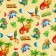 Paper Glossy “dinosaurs”, 1 sheet, 70 x 100 cm