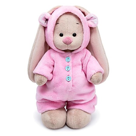 Soft toy "Bunny mi in a fur overalls", 32 cm