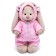 Soft toy "Bunny mi in a fur overalls", 32 cm
