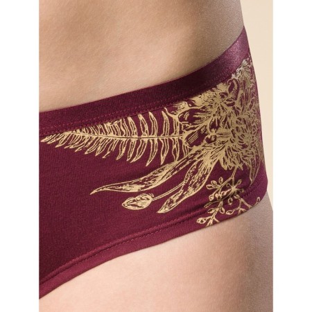 Female cowards, size 42, burgundy color-2