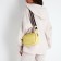 Bag Cross-Bodi with a zipper, yellow color