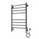 Domoterm electric heated towel rail "Medea" P8, 500x800 mm, right, black matte
