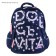 School backpack Bruno VisConti, 40 x 30 x 16 cm, ergonomic back, Dolce vita, blue