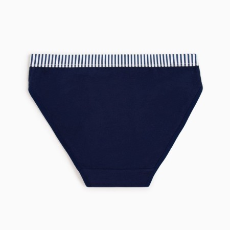 Panties female slips, dark blue color, rr 42-44-2