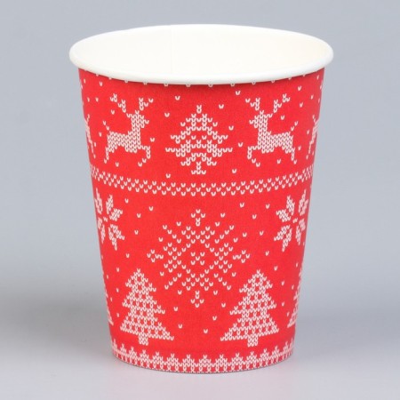 Paper “Winter Patter” glass 250 ml