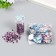 Decor "Purple Purple" d = 4 mm 10 g 200 pcs 5x2.5 cm mix