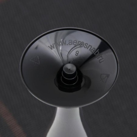 Plastic disposable glass for champagne “flute”, 100 ml, 6 pcs/unit, color mix-5