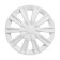 Wheel caps 16 "Tornado", Bely, Carbon, set 2 pcs, AWCC-16-31