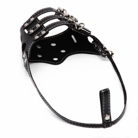 Pressed Little Muzzle adjustable, No. 3, DN 6.8 cm, ohm 21-28 cm, black-4