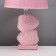 Table lamp "Nick" 1x40W E14 pink 20x20x34cm