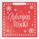 Laminated square “New Year's Park”, 30 x 30 x 12 cm, New Year