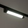 Simple LED track lamp 20W black 34x3.5x4.5 cm