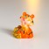 Polystone souvenir "Tiger with a gold cart" mix 2.4x1.6x2 cm