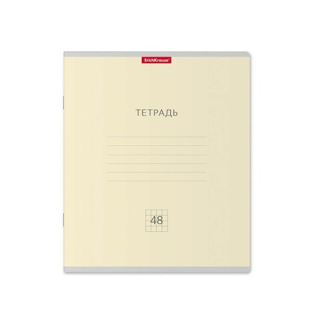 Notebook of 48 sheets in the Erichkrause Pastel Classic Cage, cover Cardon Cover, Belic Offset 100%, Mix-3