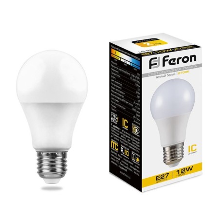 LED LED Feron, Shar, E27, 12 W, 230 V, 2700 K