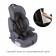 Car seats Siger "Star", ISOFIX LUX, group 1/2/3, Marengo