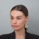 Earrings Metal "Atmosphere" drop, color gold