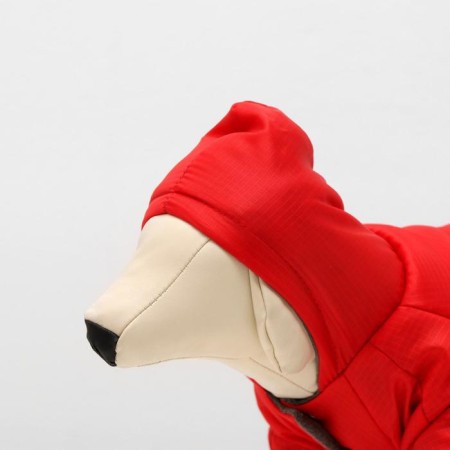 Zimovye jumpsuit for animals "duet", XL (DS 32-34, Osh 32, OG 40-44 cm), red-gray-3