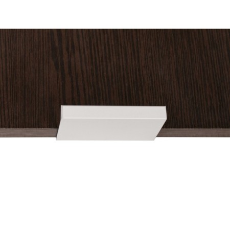 Wardrobe with shelves, 800 × 300 × 600 mm, white / wenge color-2