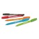 A set of ballpoint pens 10 colors, Carioca "Fiorella", Node 1.0 mm, fluorescent ink, mix