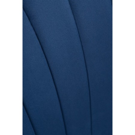 STULL OF THE METALLARCASE INKLE Metal/velor, black/blue 57x56x82 cm-5