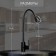 Zein Z2391 kitchen mixer, flexible surge, 40 mm cartridge, stainless steel, black
