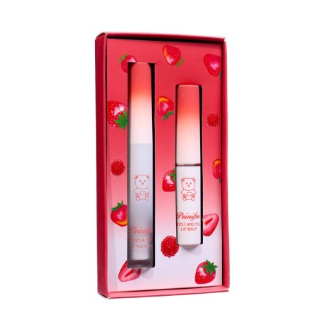 Lip's Set "Strawberries": Balm and Lip oil-1
