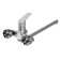 Cersanit flavis bath mixer, with a long spill, single -leaf, chrome