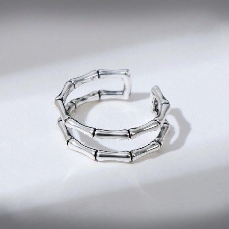Ring "Bamboo" Branch, Color silver, dimensionless-2