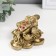 NECK Polystone for bronze "Cash toad with three coins" 8.4x7x5.3 cm