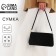 Bag Women's Baget on the valve, black color